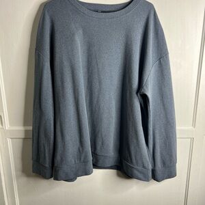Blue Crew Neck Sweater size XXL cozy, warm